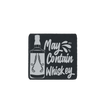 Slate coaster engraved with 